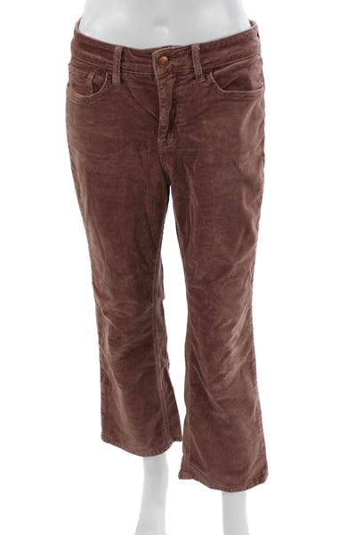 Pilcro Anthropologie Women Bootcut Brown Cotton Blend Pants Size 28