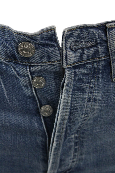 Citizens of Humanity Women Cropped High Rise Blue Jeans Size 25