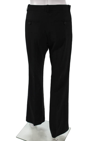 Theory Women Dress Pants Black Wool Zip Closure Size 4