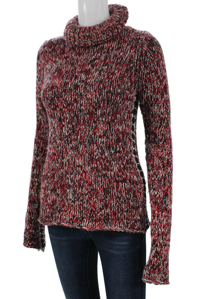 Hugo Hugo Boss Women Multicolor Viscose Cowl Neck Pullover Sweater Size XS