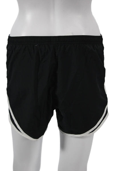 Nike Women Athletic Shorts Black Polyester Drawstring Size XS