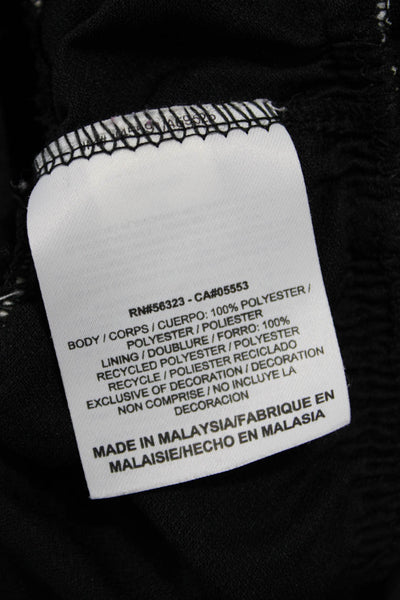 Nike Women Athletic Shorts Black Polyester Drawstring Size XS
