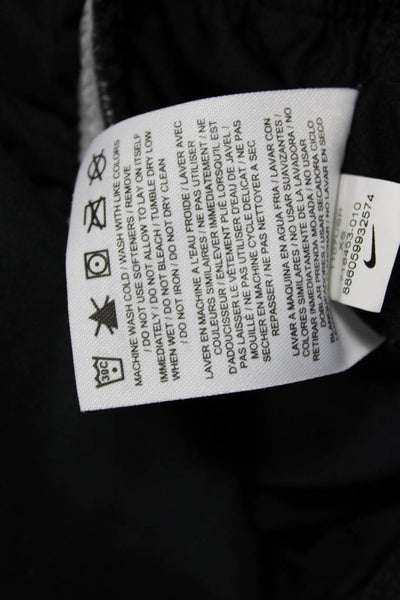 Nike Women Athletic Shorts Black Polyester Drawstring Size XS