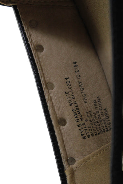 STEVEN BY STEVE MADDEN  Womens Studded Detail Espadrille Flats Black Size 9