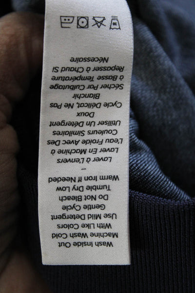Cinq A Sept Women Cargo Pants Blue Cotton Pull On Size S