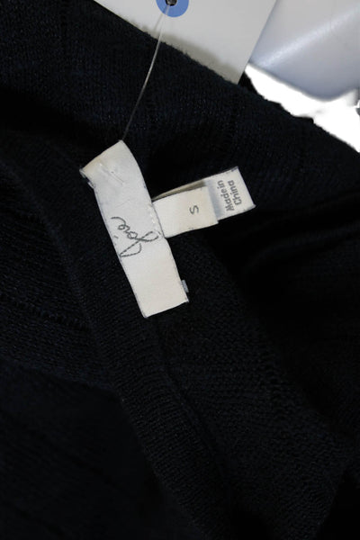 Joie Women Pullover Sweater Blue Striped Boat Neck Ramie Long Sleeve Size S