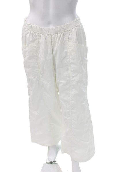 FP Movement Women Windbreaker Pants White Polyester Pull On Size XS
