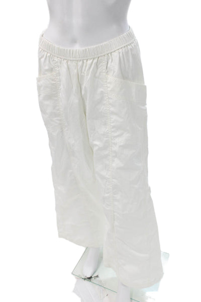 FP Movement Women Windbreaker Pants White Polyester Pull On Size XS