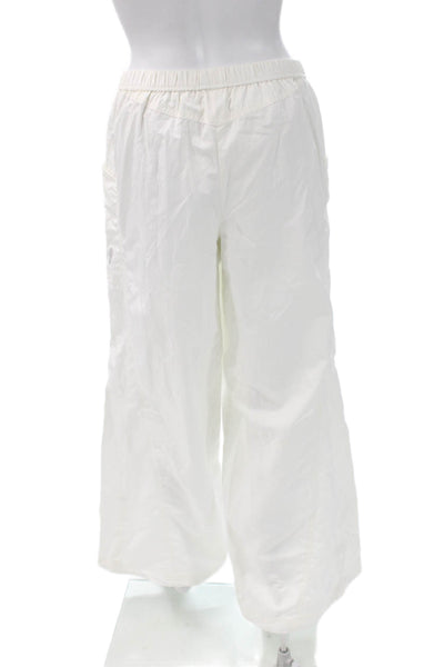 FP Movement Women Windbreaker Pants White Polyester Pull On Size XS