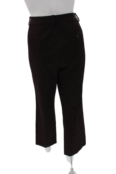 Lauren Ralph Lauren Womens Dress Pants Brown Cotton Blend Size 14