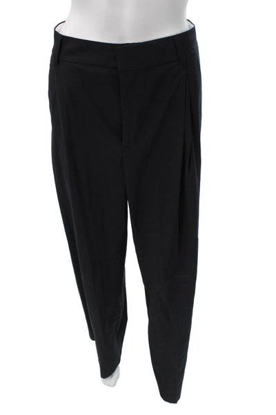 Zara Women Dress Pants Black Polyester Blend Zip Size S