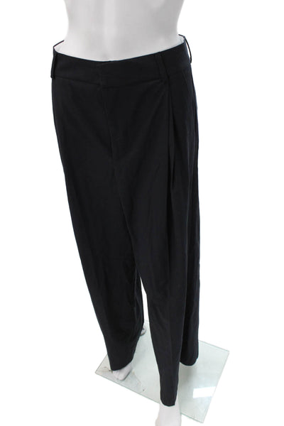 Zara Women Dress Pants Black Polyester Blend Zip Size S