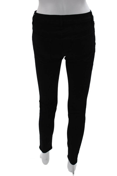 Frame Denim Womens Skinny Black Mid Rise Jeans Size 26