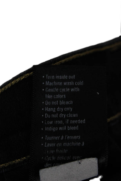 Paige Mens Skinny Jeans Blue Cotton Zip Fly Size 33