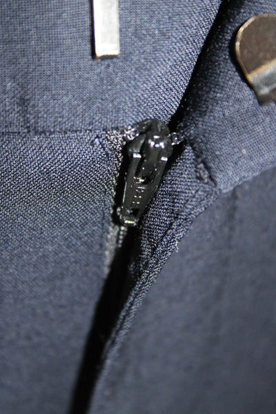 Theory Mens Dress Pants Blue 98% Wool Zip Size 32
