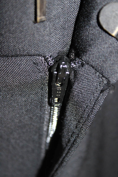 Theory Mens Dress Pants Black Wool Blend Zip Fly 30 Inseam Size 32