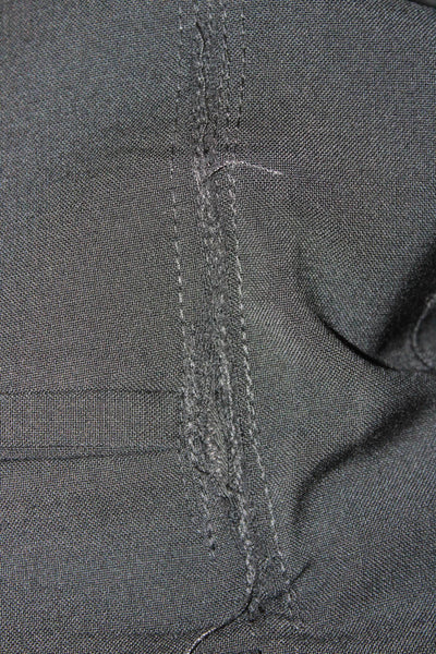 Theory Mens Dress Pants Black Wool Blend Zip Fly 30 Inseam Size 32