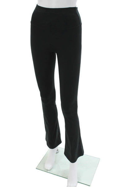 All Things Golden Women Flared Pants Black Polyester Pull On Size S