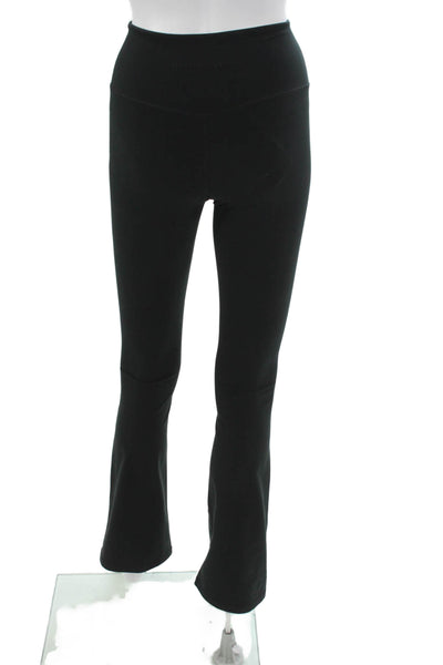 All Things Golden Women Flared Pants Black Polyester Pull On Size S
