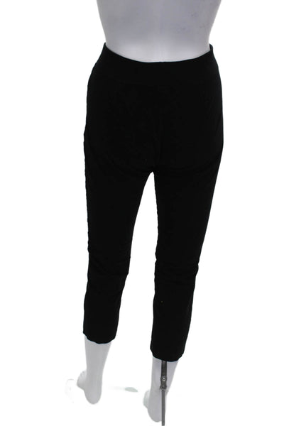 Eileen Fisher Womens Capri Leggings Black Viscose Solid Size PS