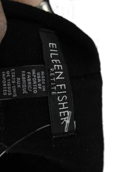 Eileen Fisher Womens Capri Leggings Black Viscose Solid Size PS