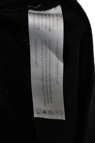 Eileen Fisher Womens Capri Leggings Black Viscose Solid Size PS