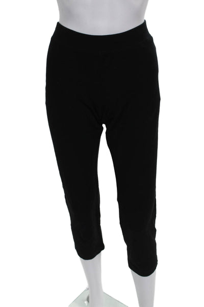 Eileen Fisher Women Capri Leggings Black Viscose Size PS