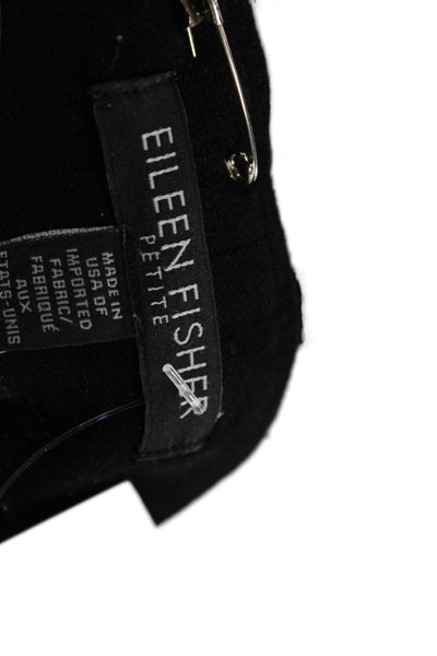 Eileen Fisher Women Capri Leggings Black Viscose Size PS