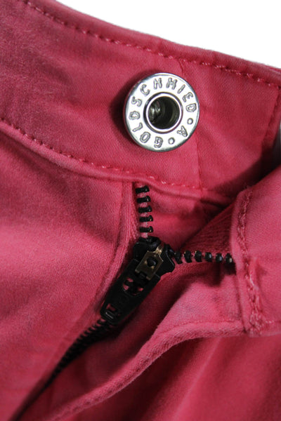 AG Adriano Goldschmied Womens Pink Straight Jeans Size 30