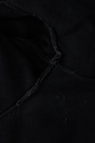 COS Womens Shift Dress Black 3/4 Sleeve Round Neck Short Zip Polyester Size S