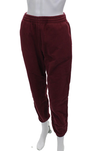 Beyond Yoga Women Sweatpants Red Pull On 67% Cotton Size XS