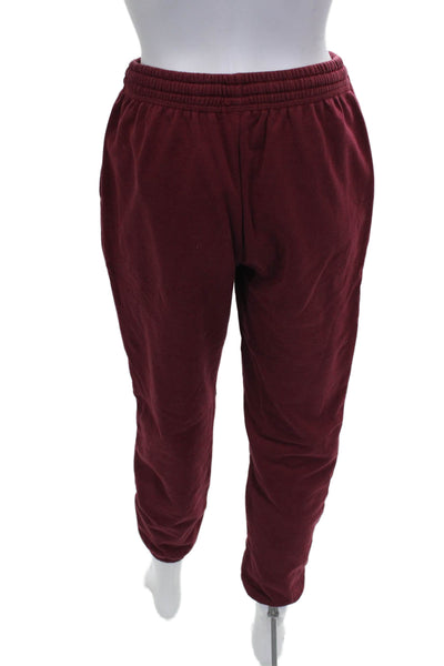 Beyond Yoga Women Sweatpants Red Pull On 67% Cotton Size XS