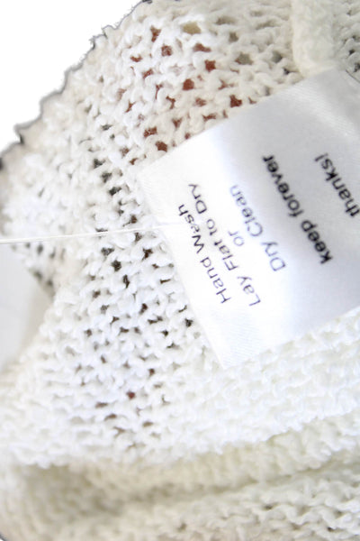 Rachel Comey Womens White Cotton Crew Neck Vest Size XS