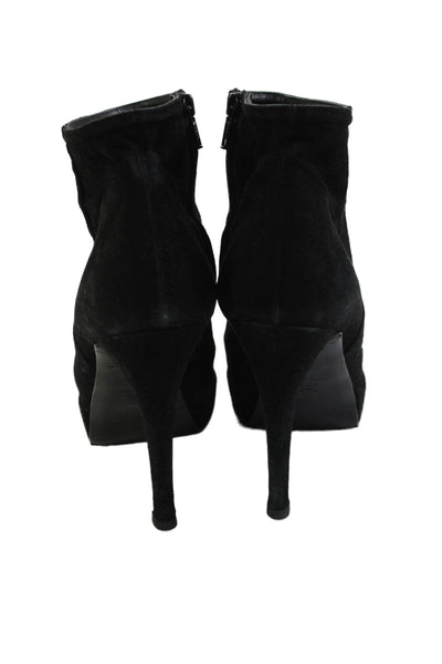 CO OP Barneys New York Womens Side Zip Stiletto Platform Booties Black Size 40