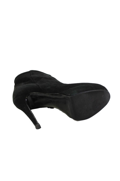 CO OP Barneys New York Womens Side Zip Stiletto Platform Booties Black Size 40