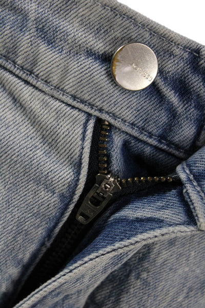 Joes Women Mom Jeans Blue Cotton Button Mid Rise Size 26