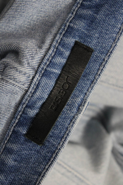 Joes Women Mom Jeans Blue Cotton Button Mid Rise Size 26