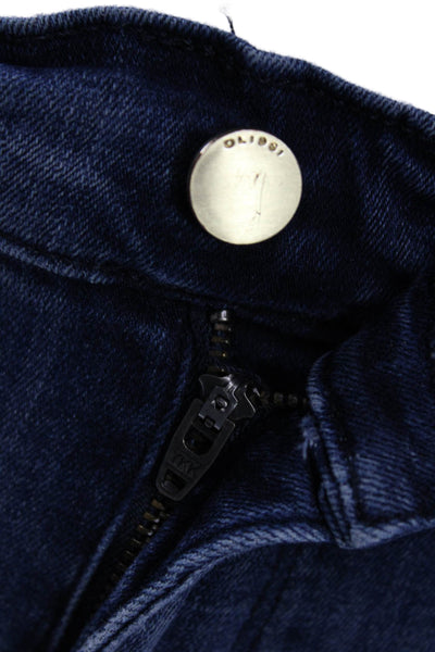 DL1961 Womens Skinny Jeans Blue High Rise Cotton Blend Button Fly Size 29