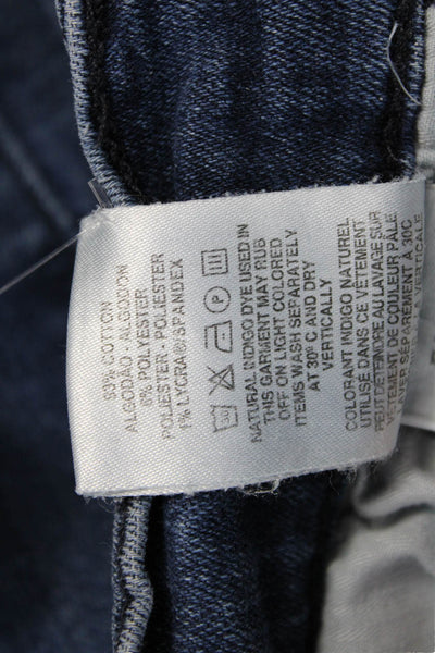 DL1961 Womens Skinny Jeans Blue High Rise Cotton Blend Button Fly Size 29