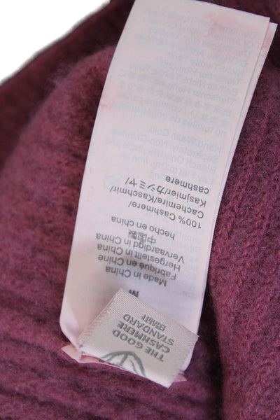 J Crew Womens 100% Cashmere V-Neck Vest Pink Size M