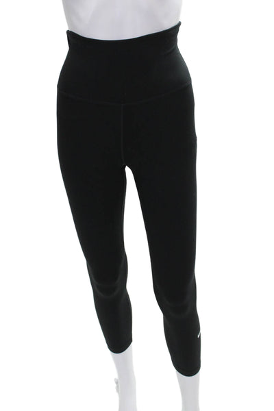 Nike Womens Capri Leggings Black Polyester Size XS