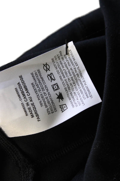 Nike Womens Capri Leggings Black Polyester Size XS