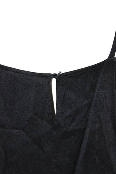 Vince Womens Black Viscose V Neck Sleeveless Tank Solid Size S