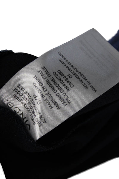 Vince Womens Black Viscose V Neck Sleeveless Tank Solid Size S