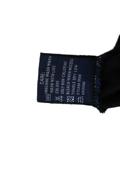 Ralph Lauren Blue Label Womens Black Cotton Collared Short Sleeve Polo Size S