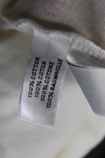 Ralph Lauren Black Label Women White Cotton Collared Short Sleeve Polo Size S