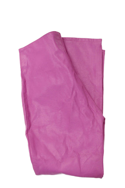 Tark 1 Women Pants Pink Polyurethane Button Closure Size 1