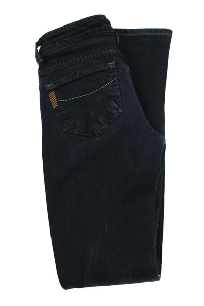 Paige Womens Skinny High Rise Blue Jeans Cotton Blend Size 25