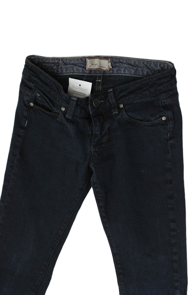 Paige Womens Skinny High Rise Blue Jeans Cotton Blend Size 25