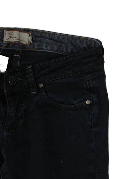 Paige Womens Skinny High Rise Blue Jeans Cotton Blend Size 25